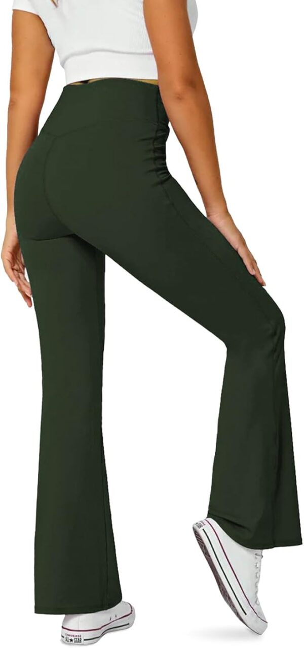 Women's Flare Leggings with Pockets - Image 4