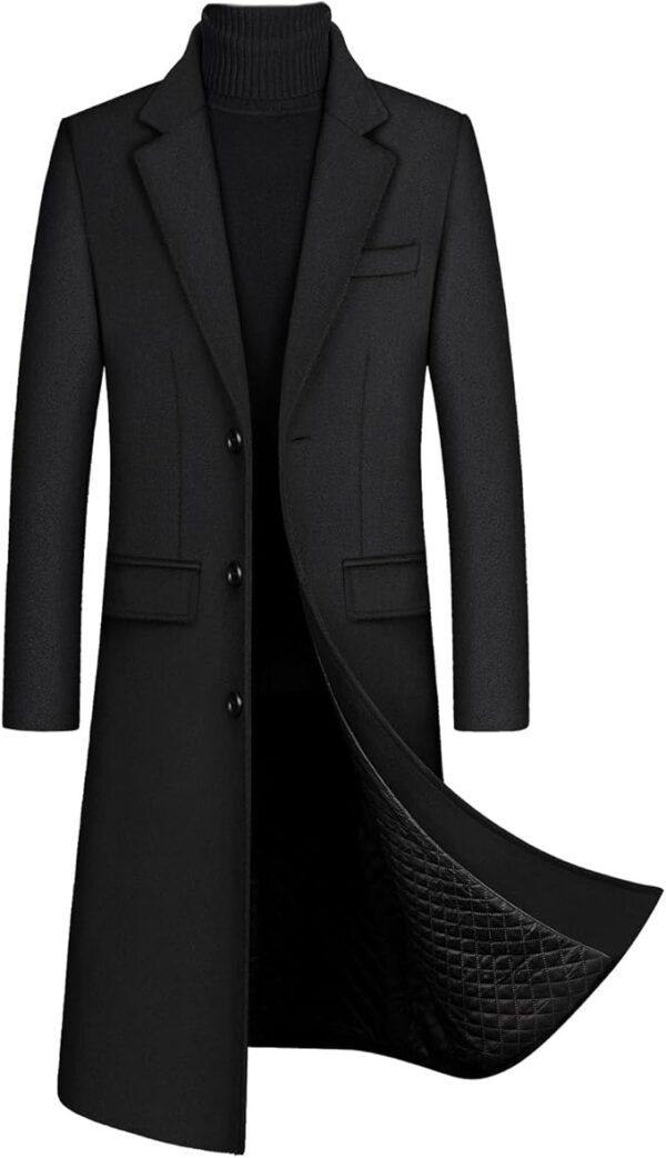 Men's Winter Trench Coat