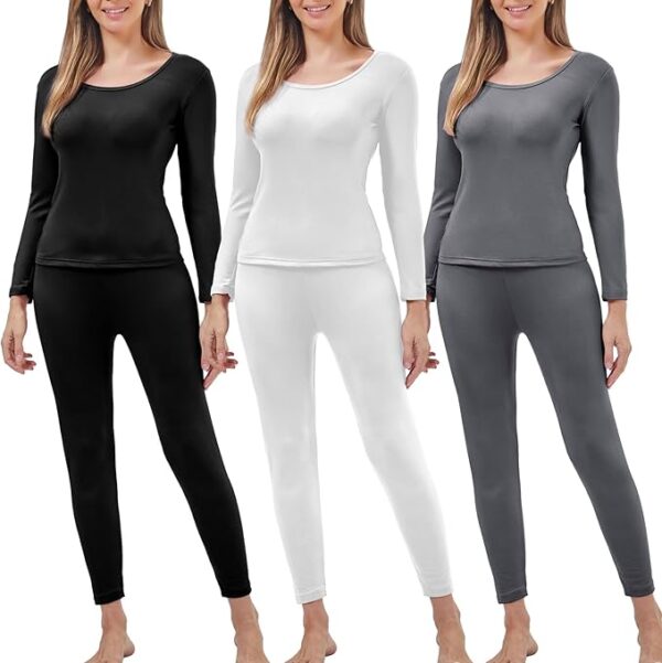 Patelai Women's Thermal Underwear Set