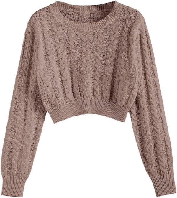 ZAFUL Women's Crop Sweater