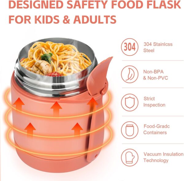 Pawtong 10oz Insulated Food Jar for Kids - Image 3