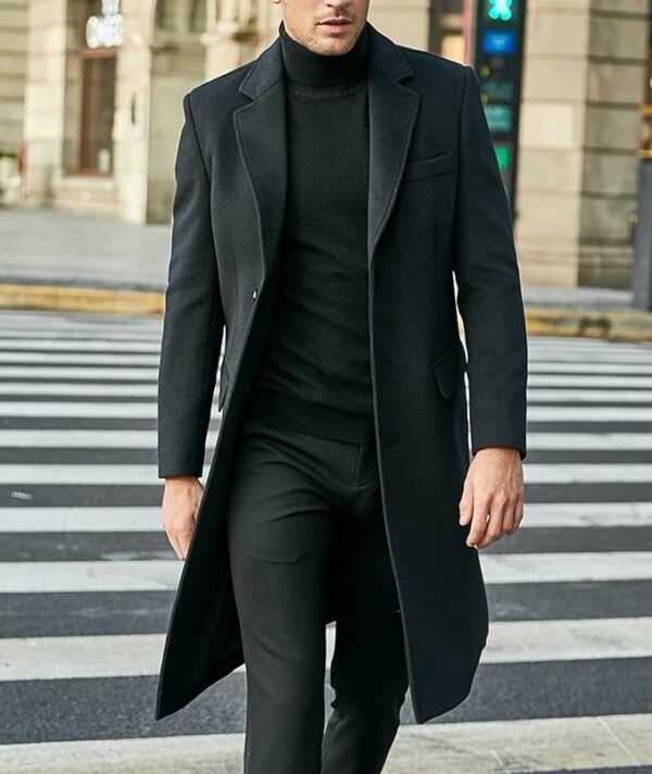 Men's Winter Trench Coat - Image 3