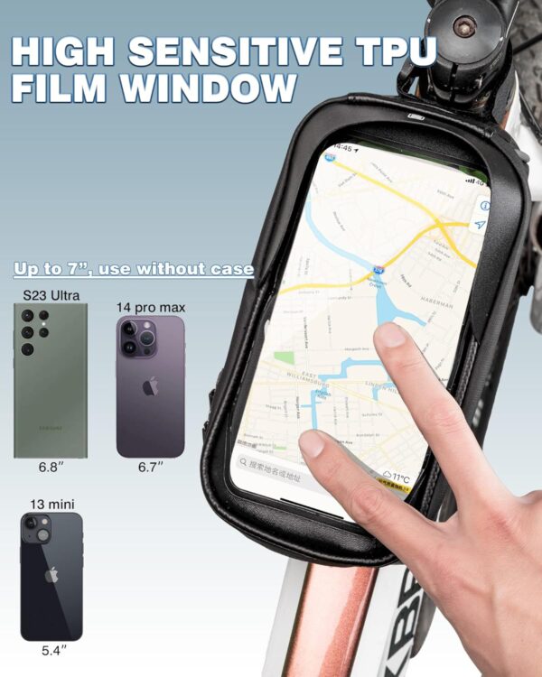 ROCKBROS Bike Phone Frame Bag - Image 3