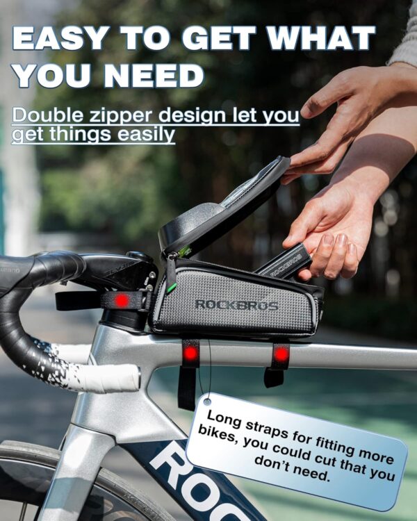 ROCKBROS Bike Phone Frame Bag - Image 6