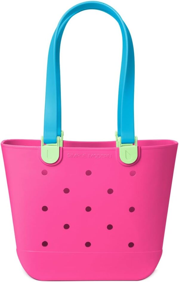 Waterproof Medium Tote Bag with Zipper Pocket - Image 2