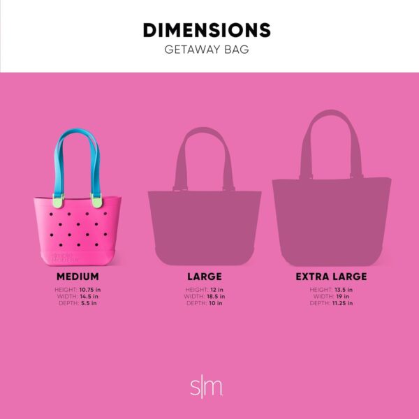 Waterproof Medium Tote Bag with Zipper Pocket - Image 3