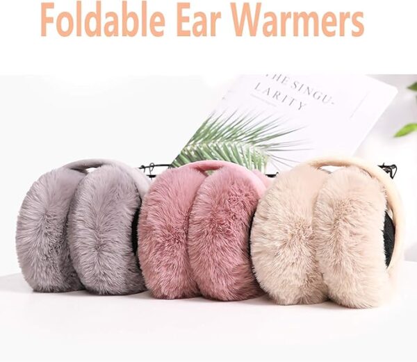 LCXSHYE CozyFur Foldable Winter Ear Muffs - Image 2