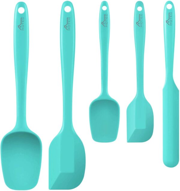 OTEC Food Grade Silicone Spatula Set - 5 Pcs